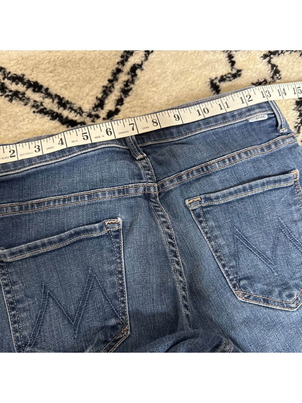 Mother Jeans The Insider Crop Step Fray in Girl Crush Size 27 - Picture 6 of 9